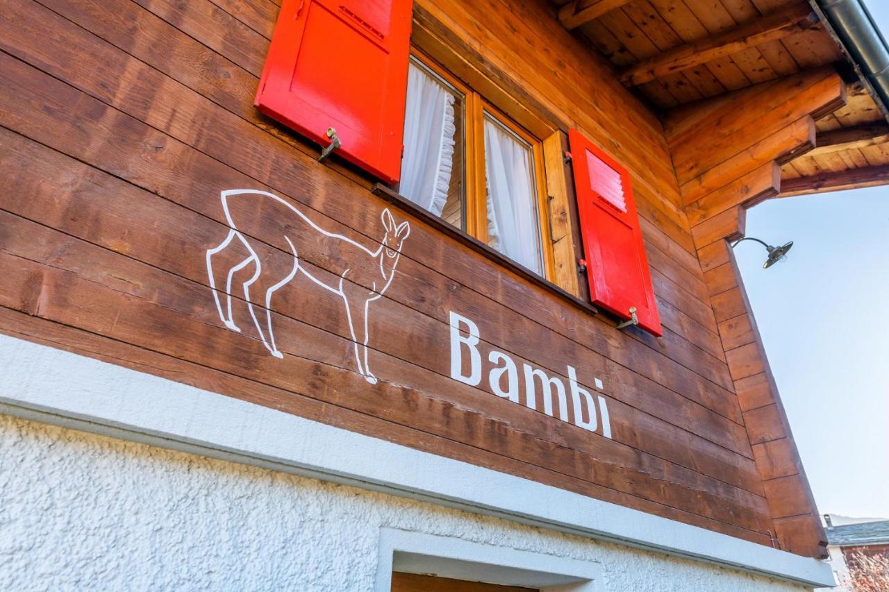 Apartament Chalet Bambi "Marchenhaft" Grächen Zewnętrze zdjęcie